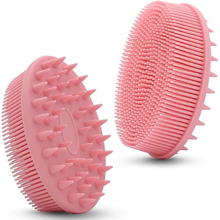 Amazon.com : Upgrade 2 in 1 Bath and Shampoo Brush, Silicone Body ...