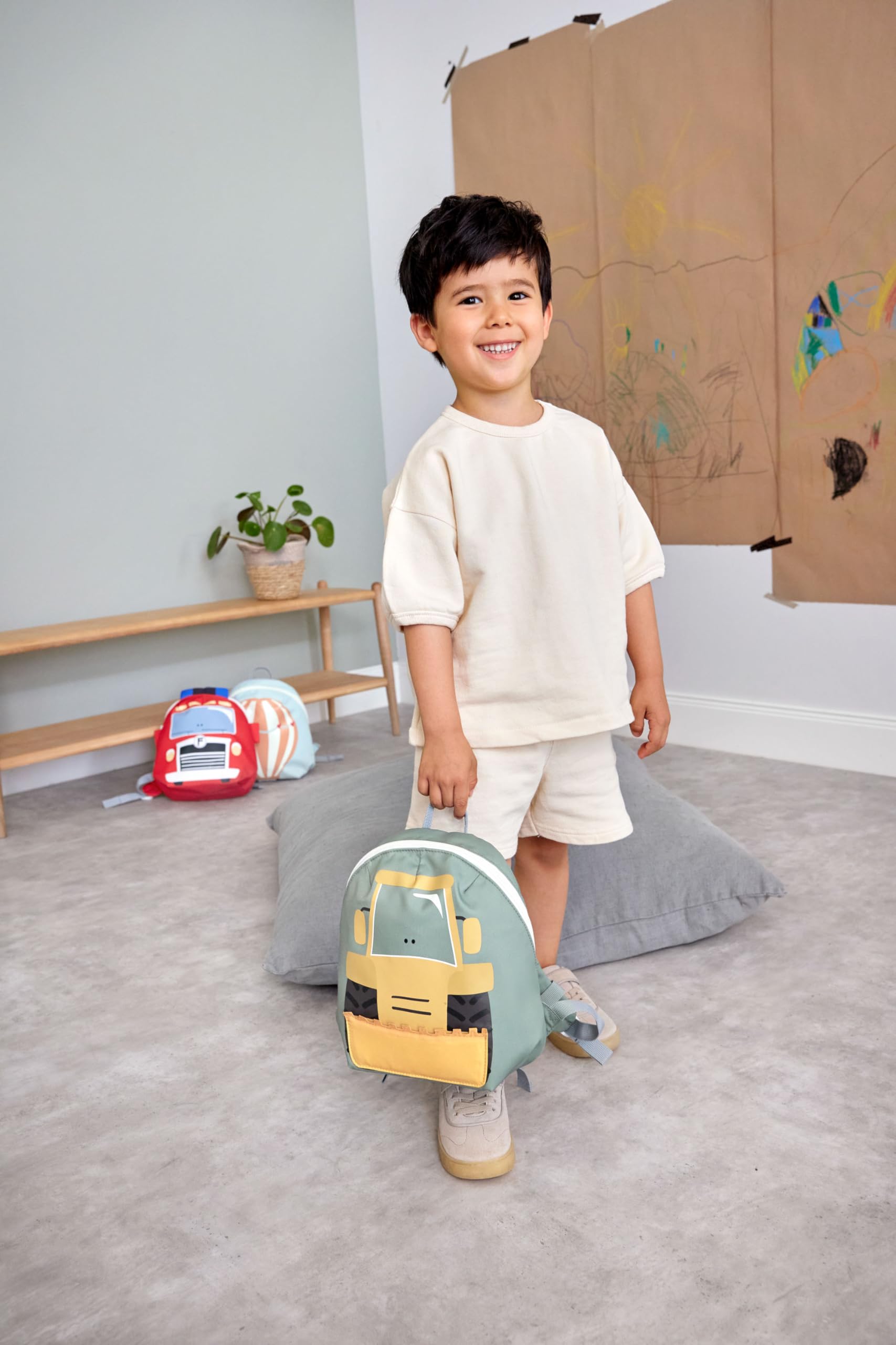 LÄSSIG Mochila infantil pequeña para guardería con correa de 2 años, 20 x 9 x 24 cm, 3,5 L/Tiny Backpack