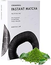 NORITUAL LAB Ceremonial Instant Matcha – Löslicher Matcha aus Japan – 12 Sticks à 4g für unterwegs – Erste Ernte, Ceremonial Grade & Laborgeprüft – 48g