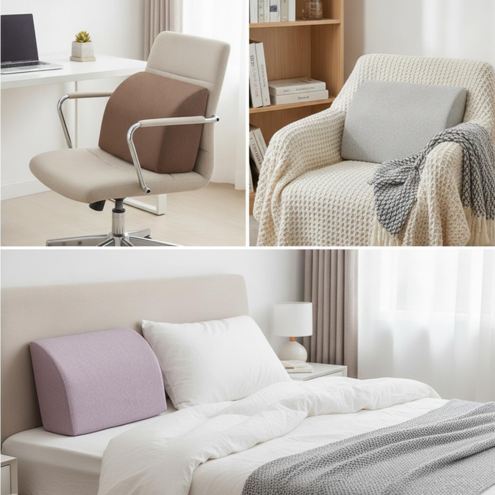 Gralara Stützend Rückenlehnenkissen, Color to 9, Soft 60CM