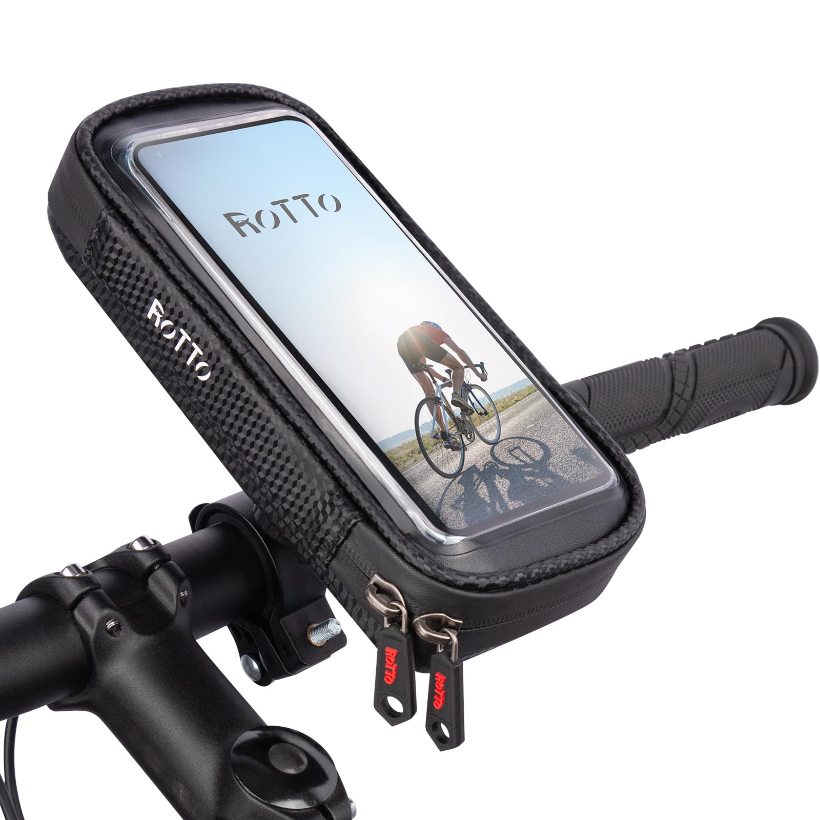 Porta Borse Porta Cellulare Bici ROTTO Impermeabile Supporto 360