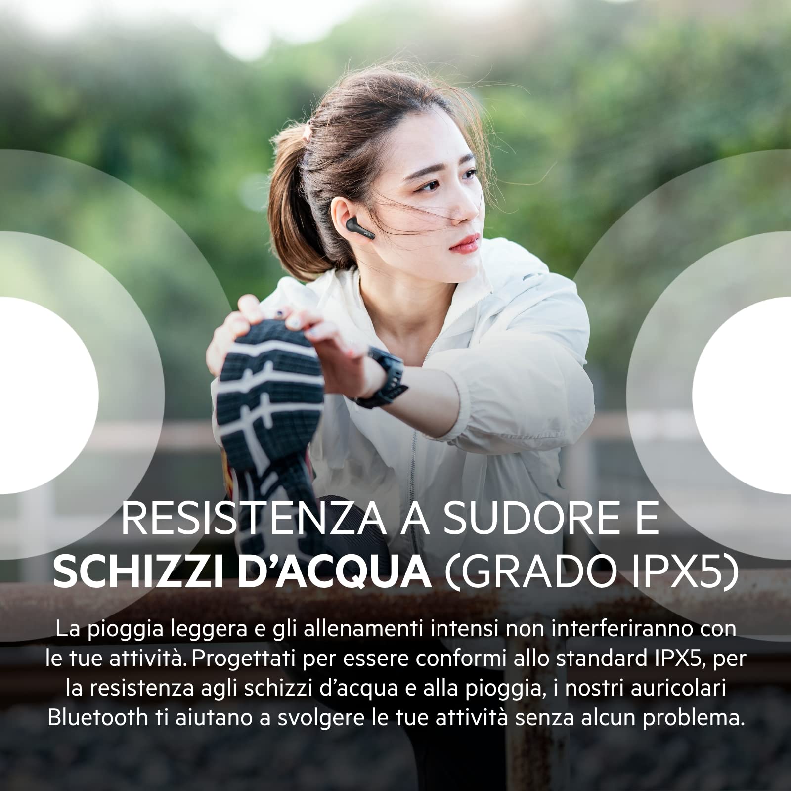 Belkin SOUNDFORM Flow Auricolari Bluetooth true wireless con cancellazione attiva del rumore, Cuffie in-ear, IPX5, 31 ore di riproduzione, per iPhone, Galaxy, Pixel - Nero, One Size, AUC006