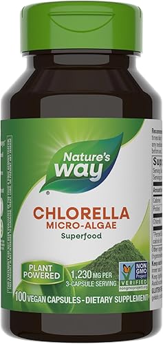 Nature's Way Chlorella Micro-algae, 1,230 mg per serving, 100 VCaps