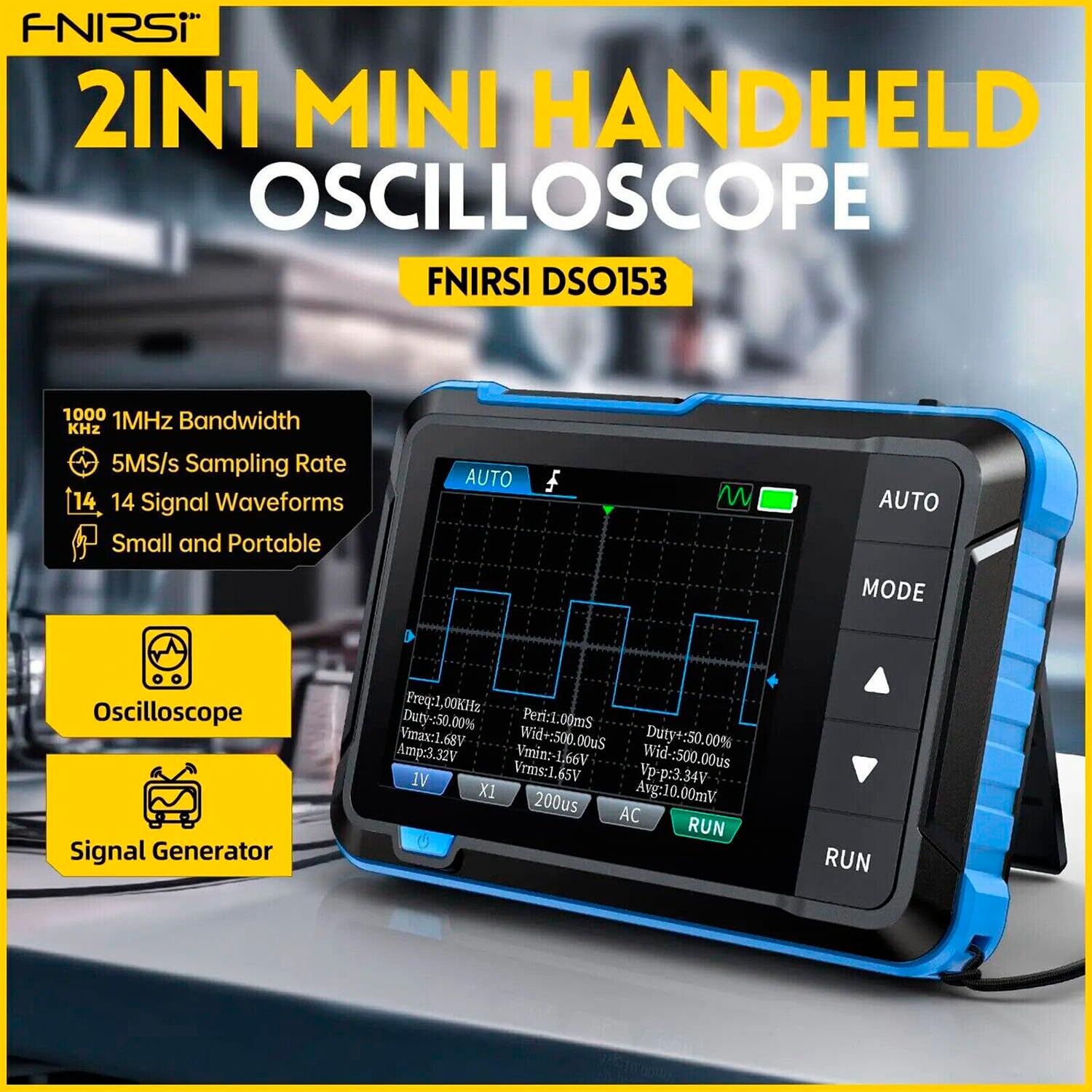 FNIRSI ręczny oscyloskop DSO-153 Option sonda P6100