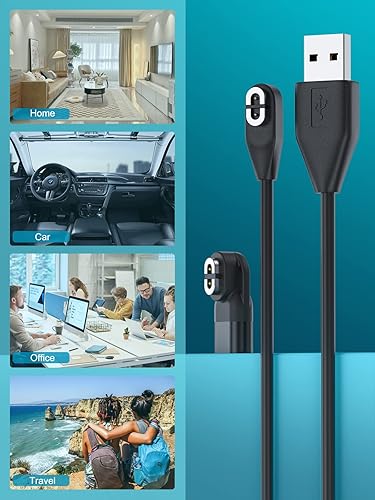 Miniatura 6 de Adaptador USB C y cable de carga para auriculares Aftershokz, compatible con Shokz Aeropex, Open Run, OpenRun Pro, OpenRun mini, OpenComm 2/UC, para