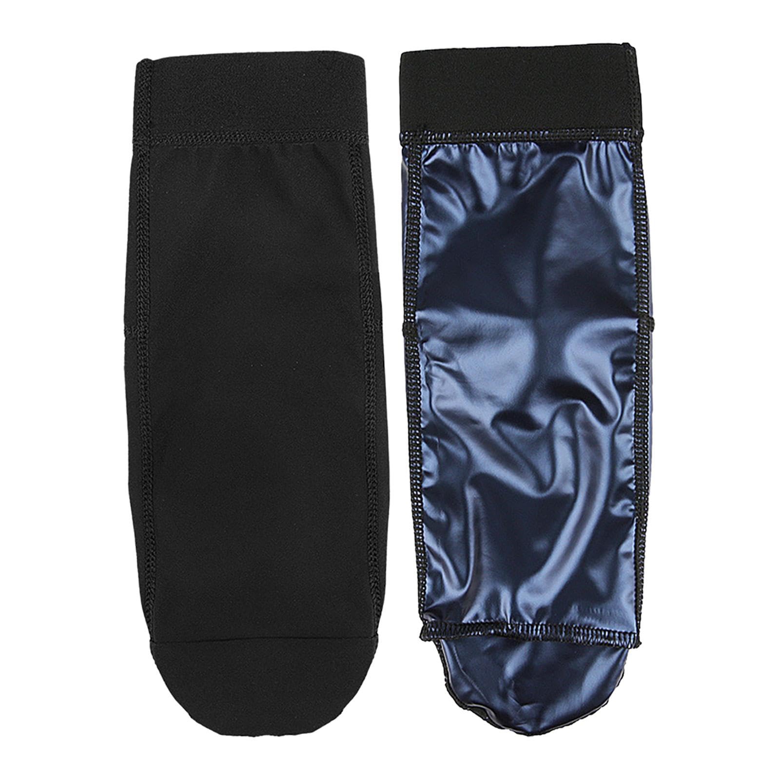 F Fityle 2 Pares de Calcetines de Sauna, Calcetines Deportivos, Mangas para Pies, Antitranspirantes, Transpirables, Lavables, Material Versátil, Ade