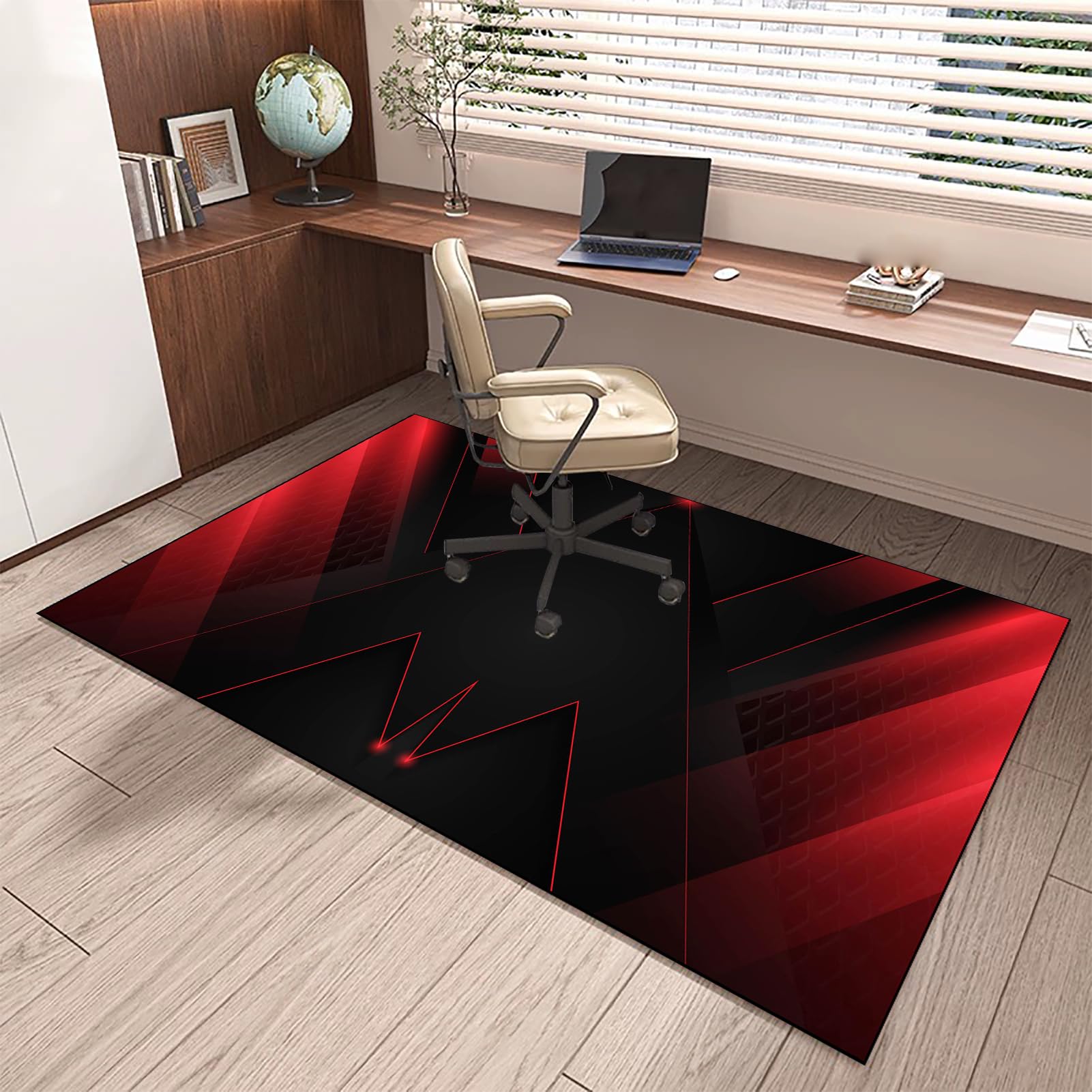 Dywan Krzesło Gaming Ochraniacz Podłogi Na Wózkach Inwalidzkich Biuro Biurko Gamer Mata 110 x 170 cm Mata ochronna Podłogi Biuro Mata podłogowa na Twarde podłogi, Laminat