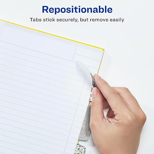 Miniatura 3 de Avery, Multi-Use Ultra Tabs - 2 x 1.5 pulgadas, diseños iridiscentes holográficos, 18 pestañas de páginas reposicionables (74145)