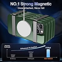 Vista 416 de MOCCA - Funda magnética resistente para iPhone XR de 6.1 pulgadas, compatible con MagSafe, funda con protección contra caídas de grado militar