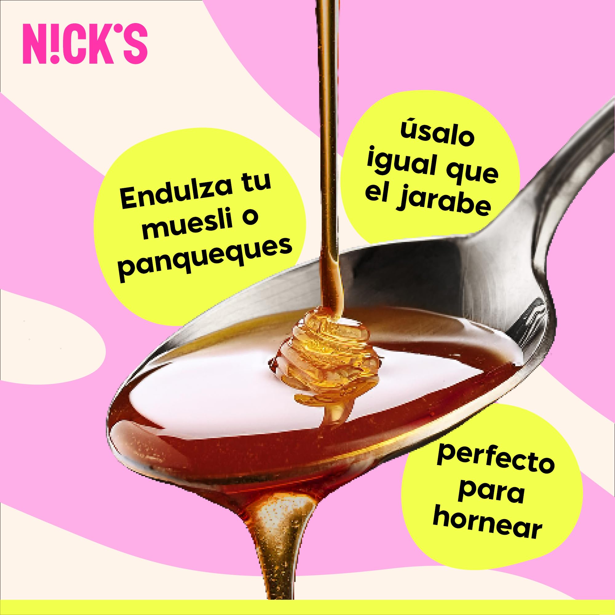 NICKS Fiber Syrup 300g Jarabe de fibra sin azúcar añadido