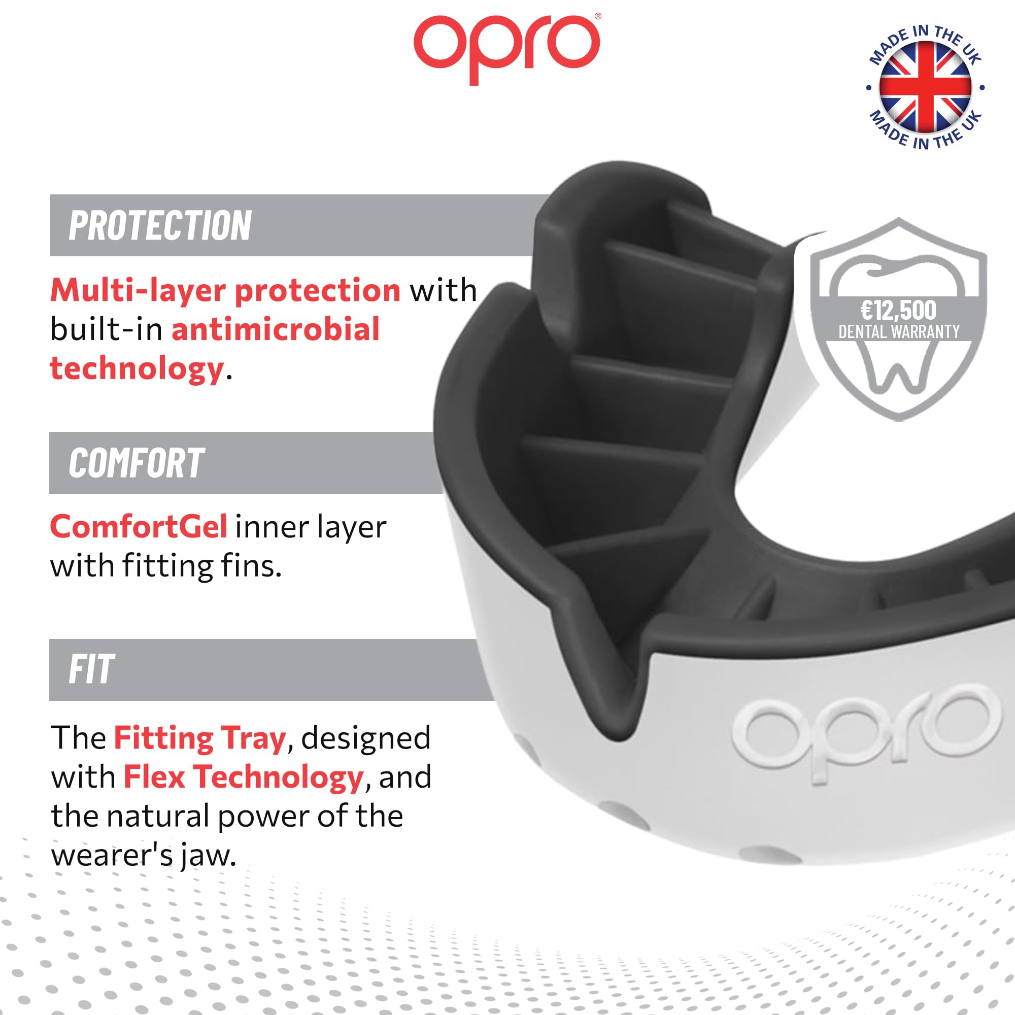 【特価商品】OPRO マウスガード｜スポーツ用マウスピース｜格闘技マウスピース｜ Amazon | OPRO マウスガード「シルバー」| スポーツ用マウスピース