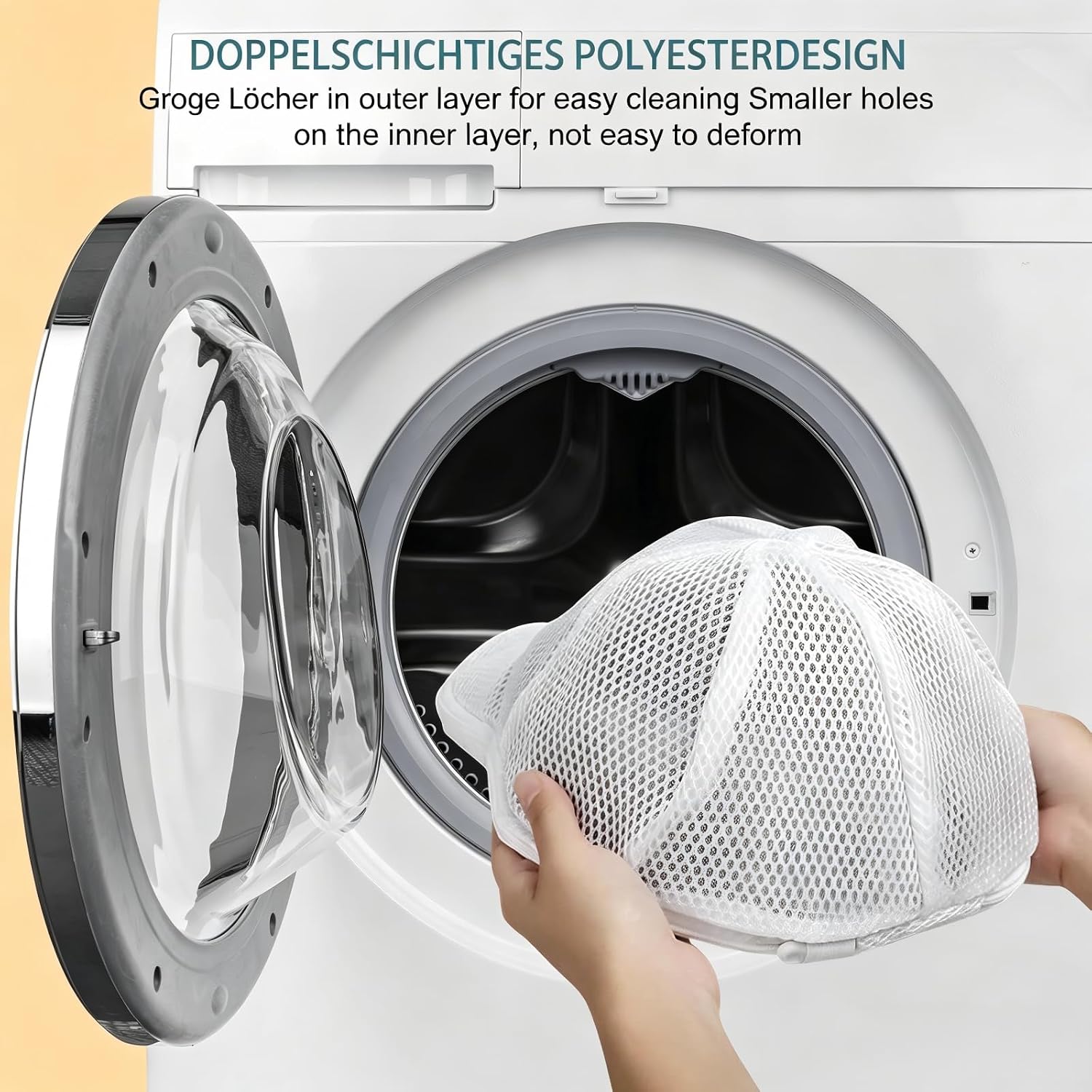 Eiito Hat Washer Cage for Washing Machine,2PCS Hat Cleaner for baseball cap