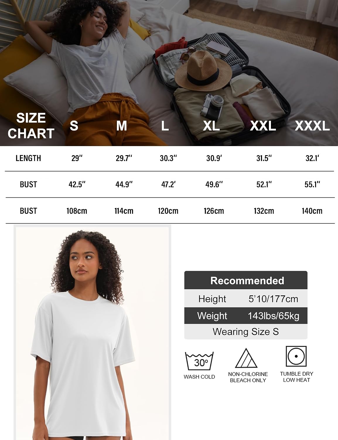 Kinglaman 5 Pack Workout Oversized T Shirts for Women, Short Sleeve Plus Size Baggy Dry Fit Athletic Gym Shirts Tops Tees thumbnail