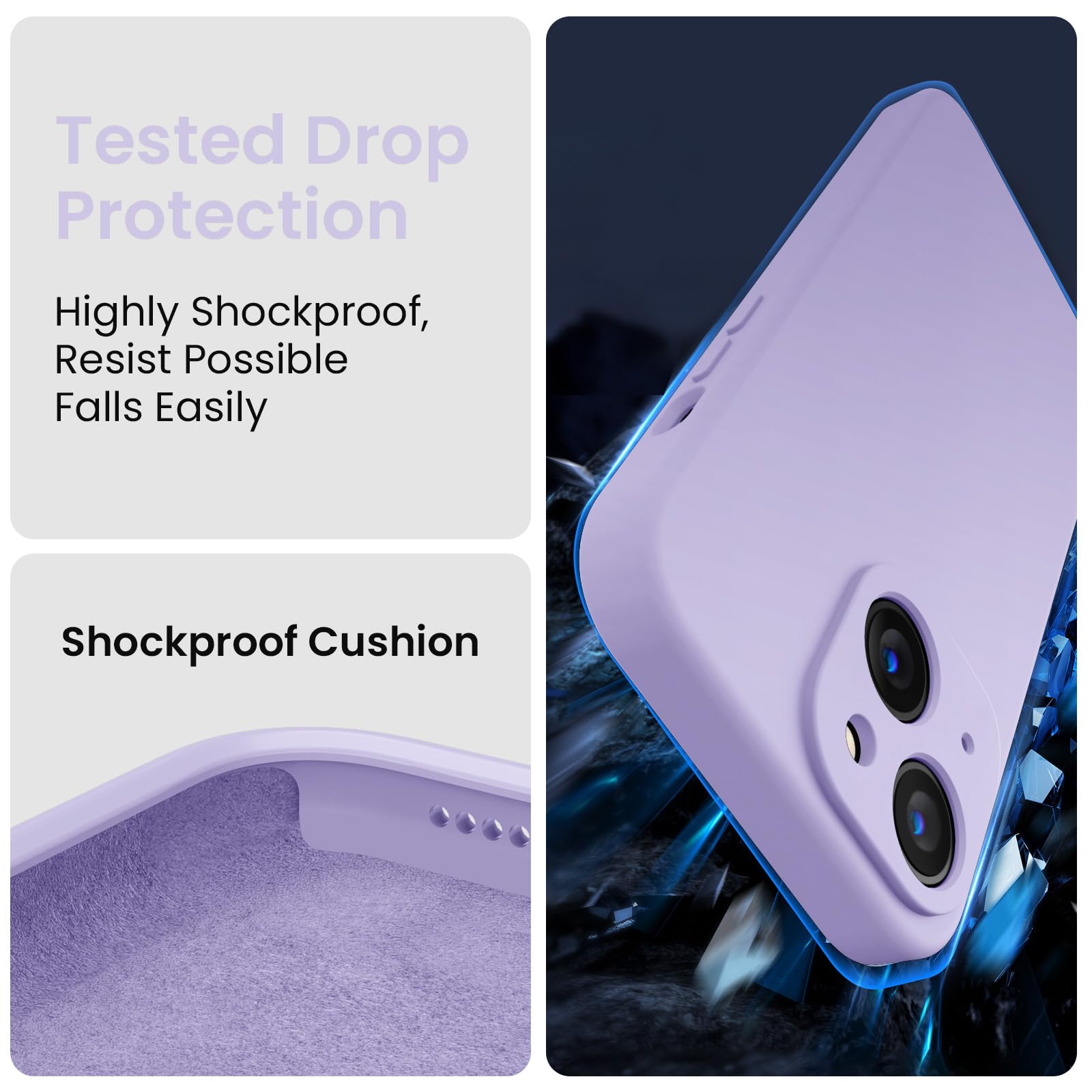 FireNova Progettata per iPhone 14 Pro, custodia in silicone aggiornata