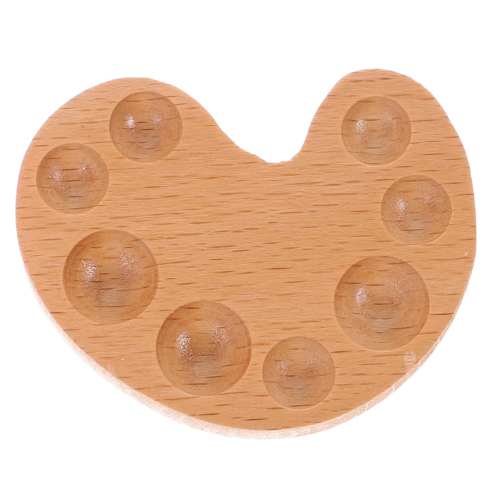 Ciieeo 5piezas Caja De Madera Para Acuarelas Portátil Tapa Estuche De Mezcla De De Pintura Caja De Pigmentos Ligera y Para Acuarelas y Gouache