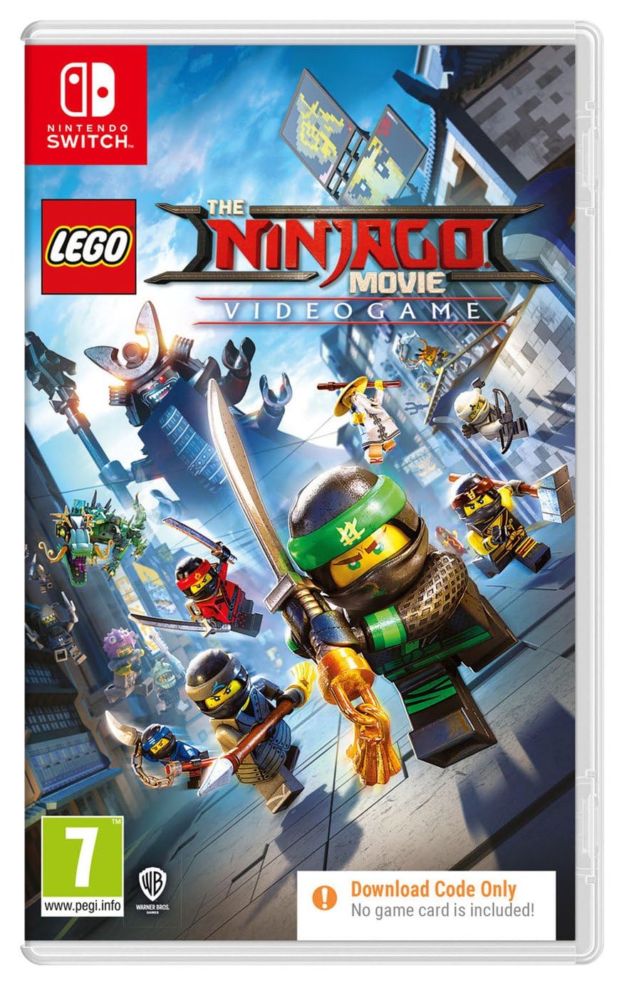 Nintendo Switch Lego Ninjago Movie Video Game (Code In Box)