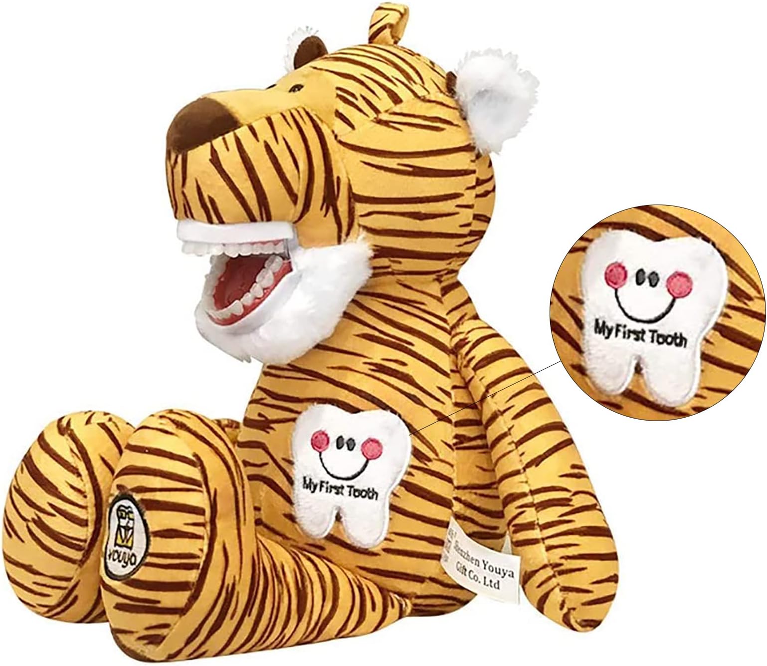 Tooth Fairy Plush Doll, Dental Stuffed Oral Health Presentation Puppet Doll Tooth Fairy Dental Educational Plush Small Size Doll with Teeth for Kids Chidren Boys Girls