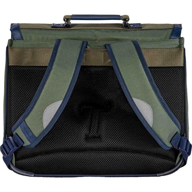 TANN'S Boys' School Bag 38 cm + Assorted Rectangular Pencil Case + Blumie Cat Wooden Bookmark, Tony, 38 cm, Modern - Image 4