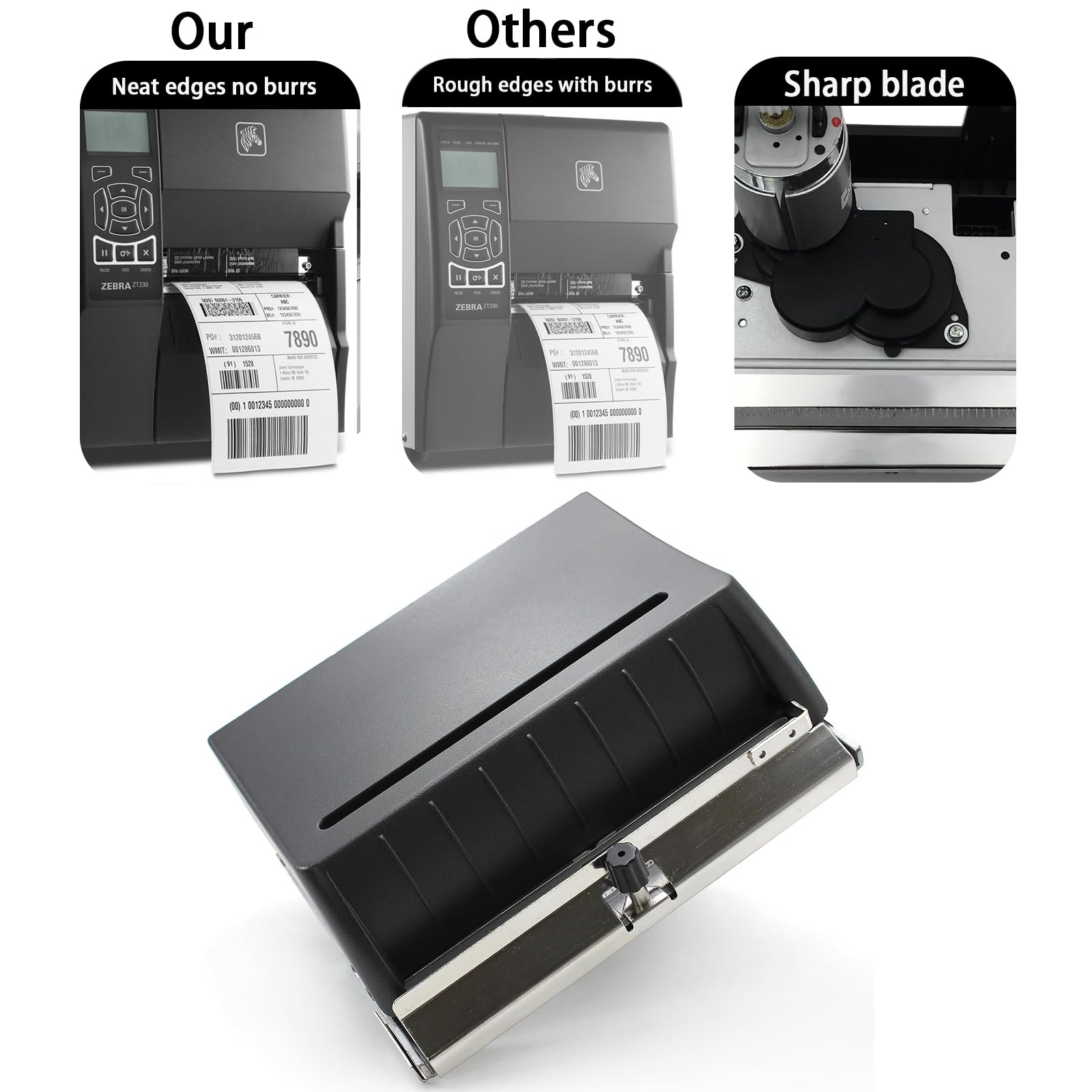 Plattenroller Kit Für Zebra Drucker ZT230 ZT231 - Transferwalze 203/300 Dpi