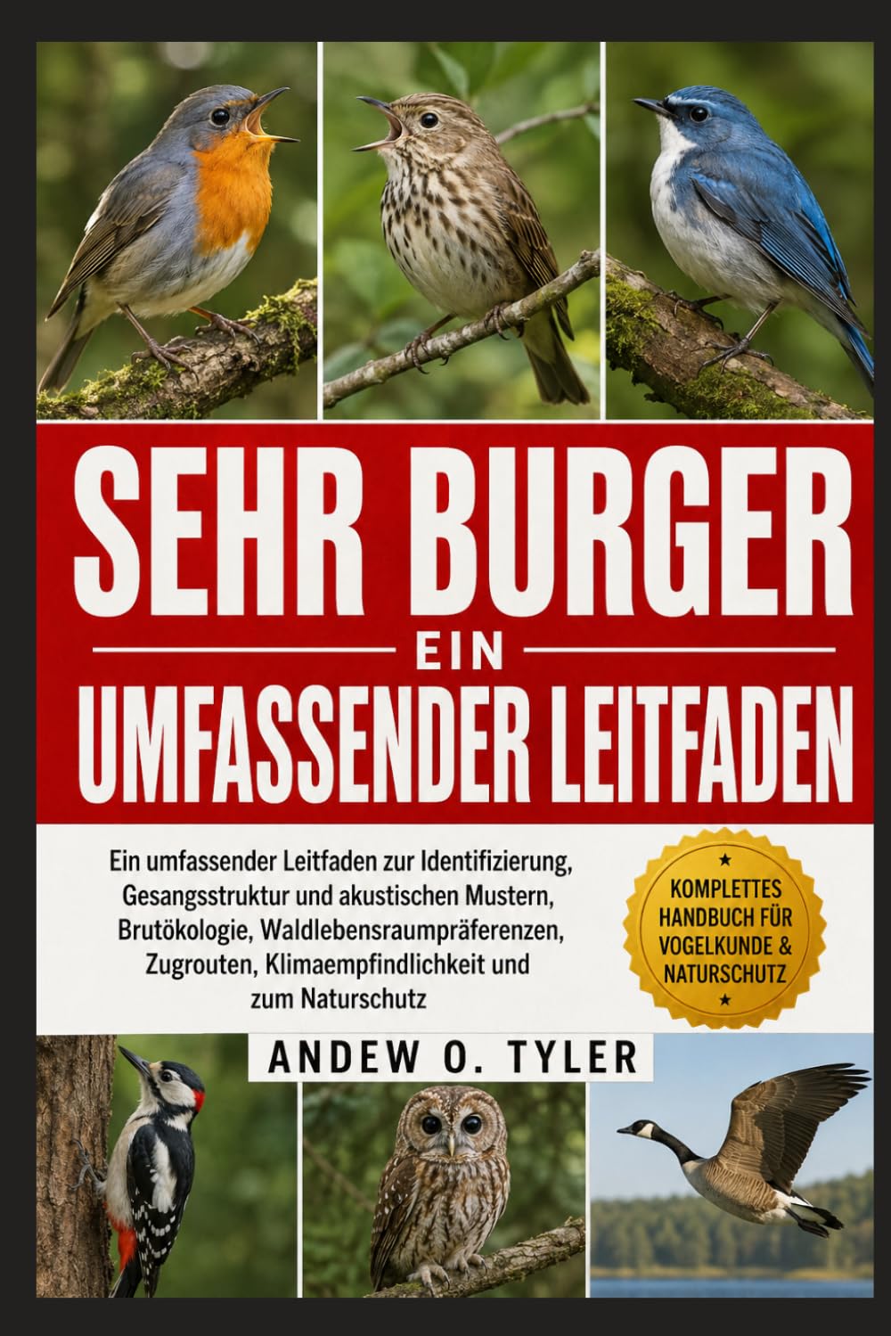 SEHR BURGER: Ein umfassender Leitfaden zur Identifizierung, Gesangsstruktur und akustischen Mustern, Brutökologie, Waldlebensraumpräferenzen, Zugrouten, Klimaempfindlichkeit und zum Naturschutz