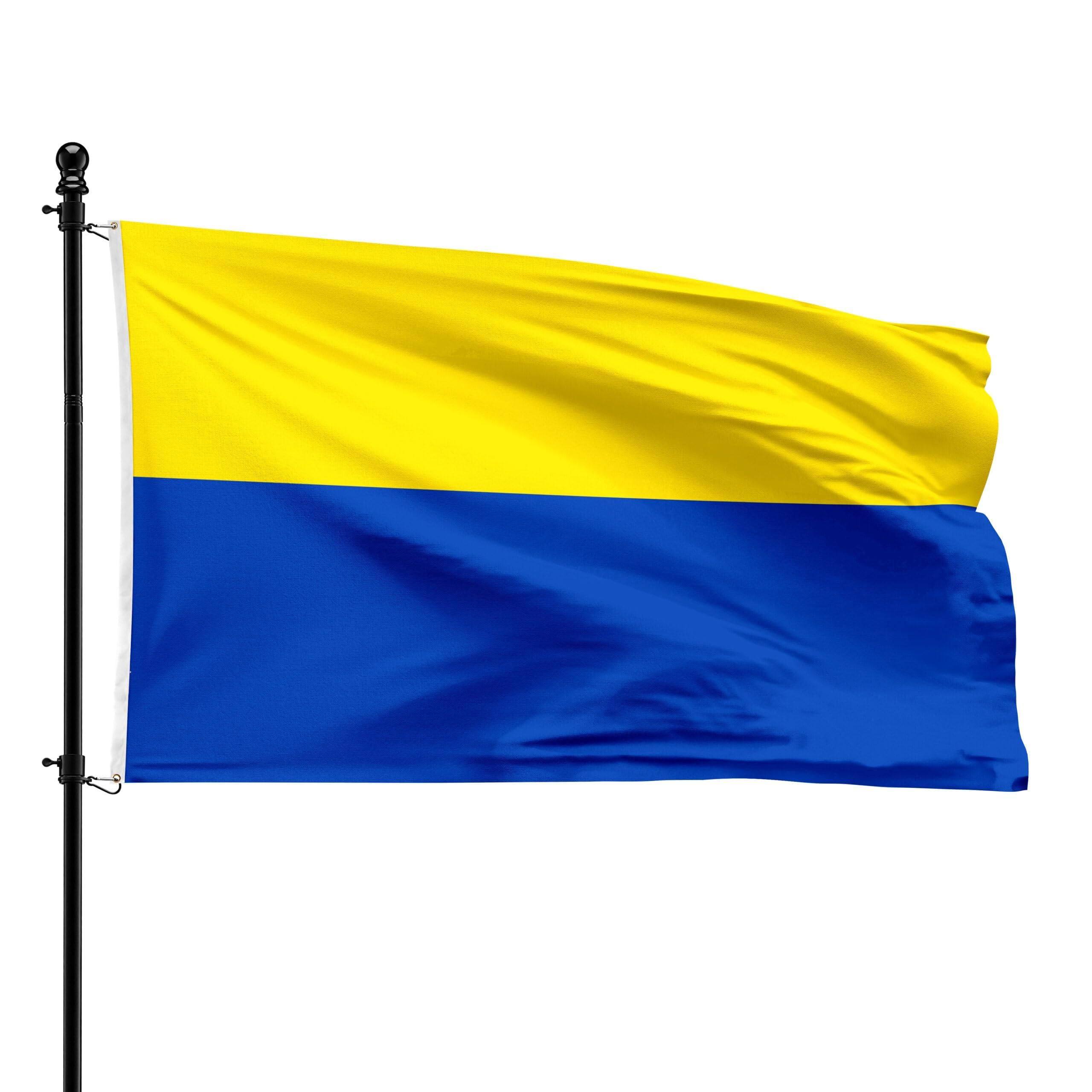 Bandera de Rouvroy de 90 x 150 cm con costura reforzada premium