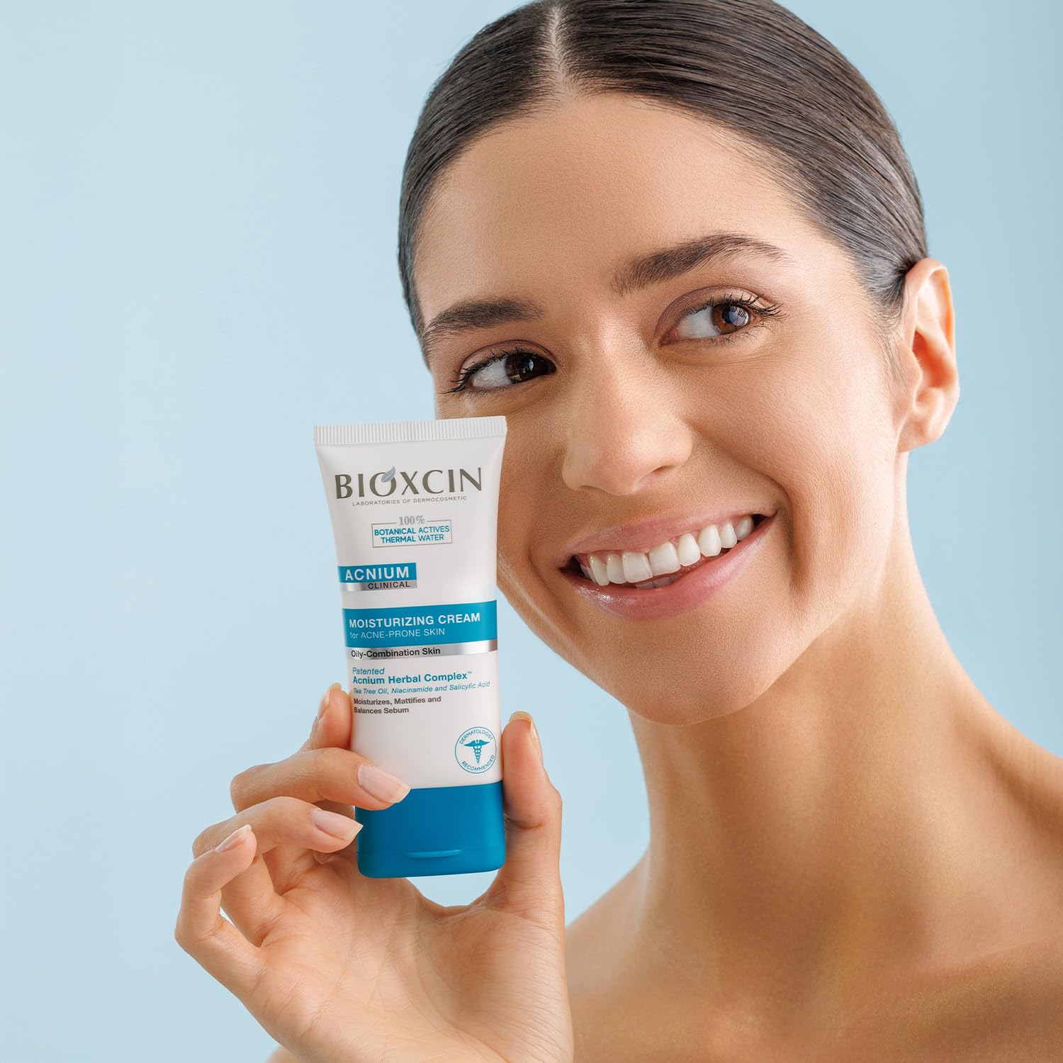 Bioxcin Acnium Sebum Dengeleyici Nemlendirici Krem 50 ml – Yağlı ve Akneye Eğilimli Ciltler İçin Hafif Nemlendirici (4 paketi)