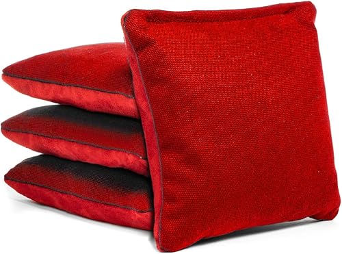 Miniatura 2 de Tailgating Pros Juego de bolsas, saquitos Pro-Style, de doble cara, suave y adherente, con relleno de resina, de gamuza y lona de pato, juego de 8 a