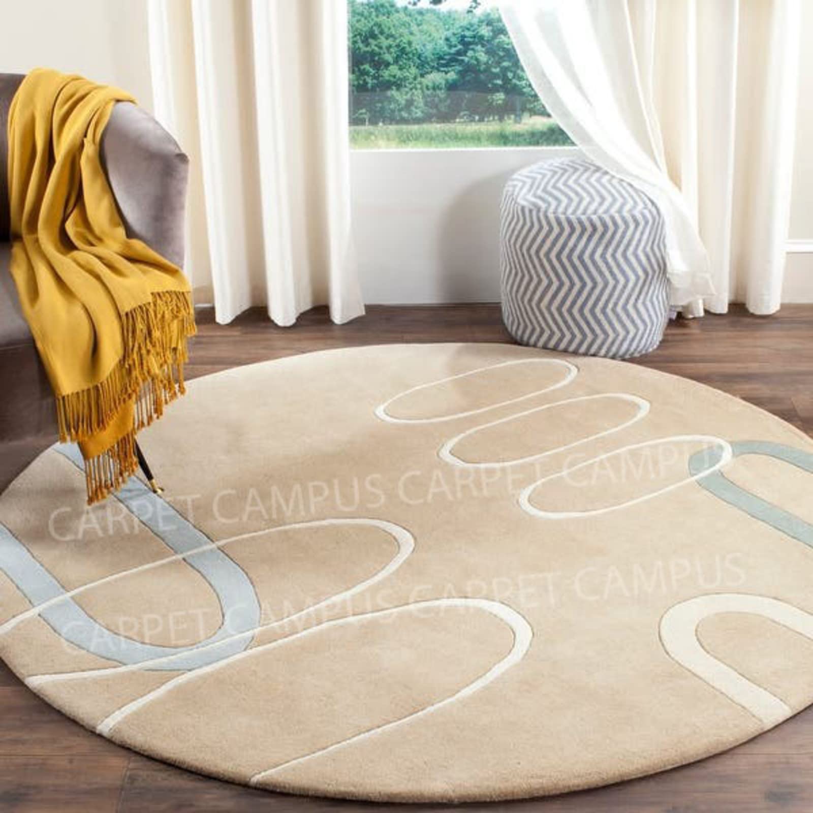 See full amazon price history chart for Carpet Campus Export Quality Handmade Woolen Round Carpet for Living Room. (Camel Beige, 8 x 8 Feet Round) Carpet Campus Export Quality Handmade Woolen Round Carpet for Living Room. (Camel Beige, 8 x 8 Feet Round) (B08KNXNFYL) Amazon Price History, Amazon Price Tracker