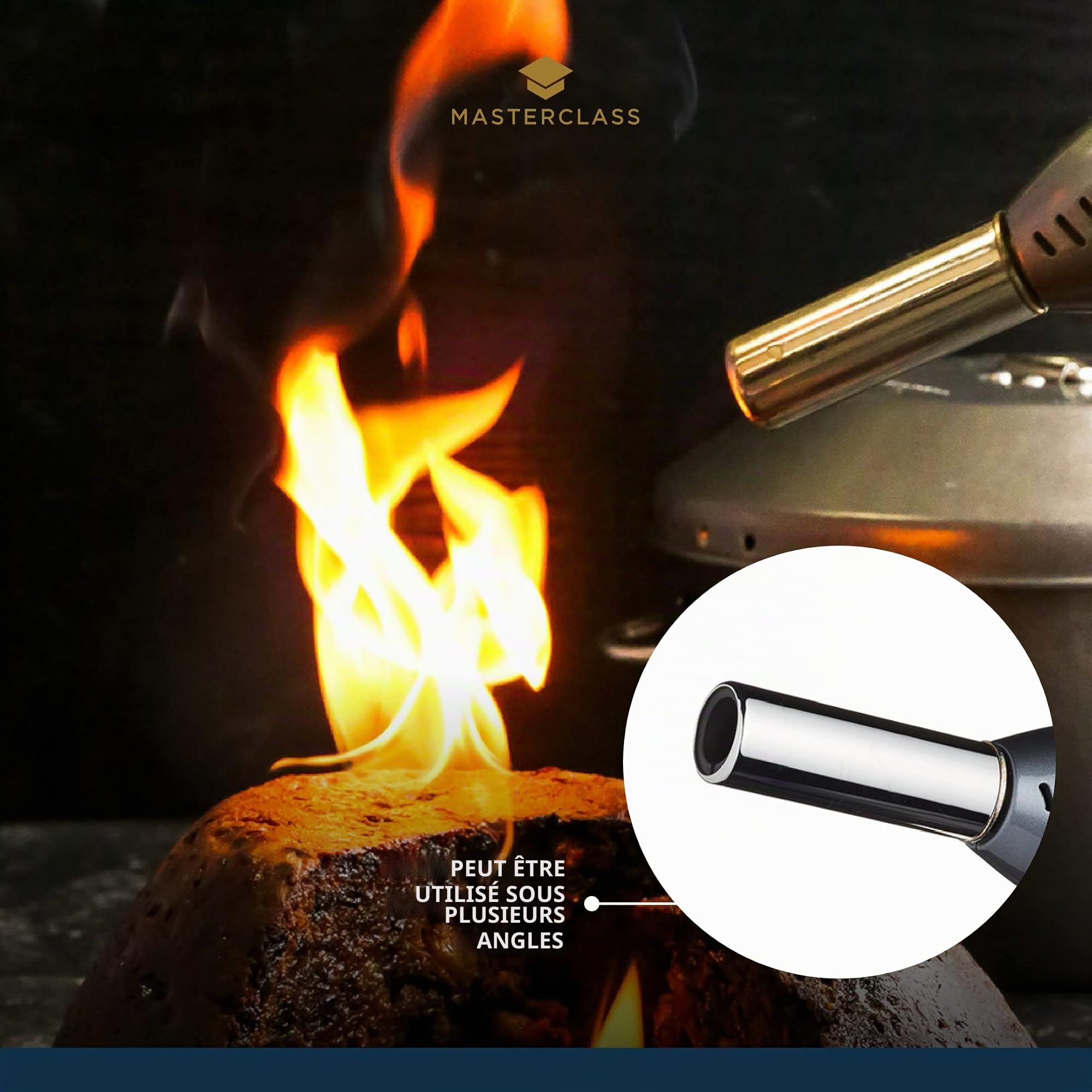 MasterClass - Chalumeau de Cuisinier Professionnel, Piézo-Électrique