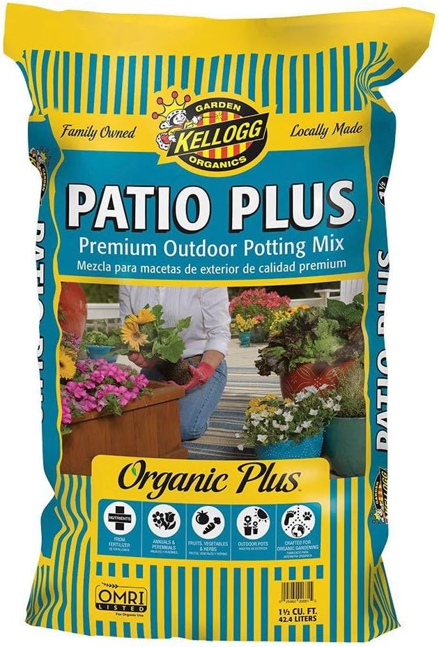 Easy Gardener 1.5Cuft Patio Plus Soil Patio, Lawn & Garden