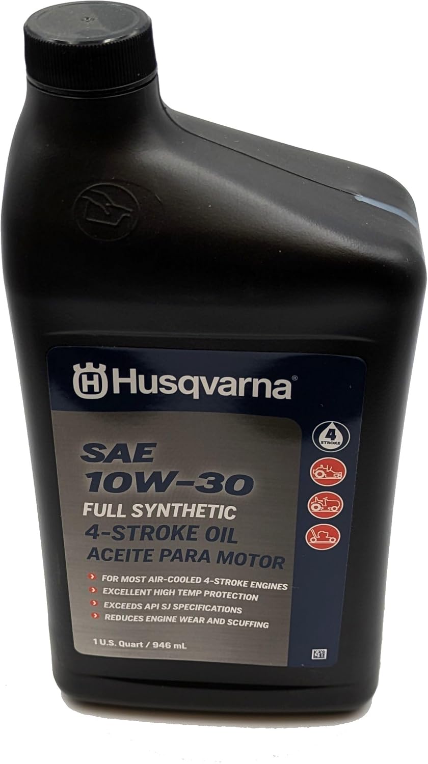 Husqvarna SAE 10W-30 Full Synthetic 4-Stroke Engine Oil Quart 593153501 product image