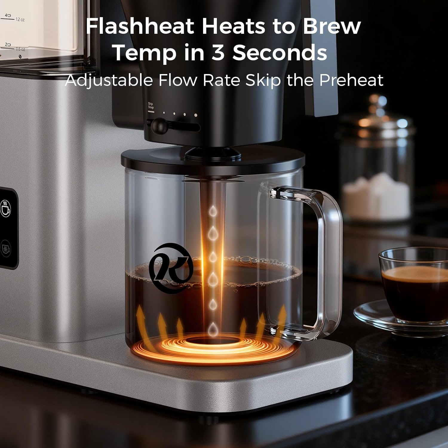 Flashheat Heats to Brew Temp in 3 Seconds