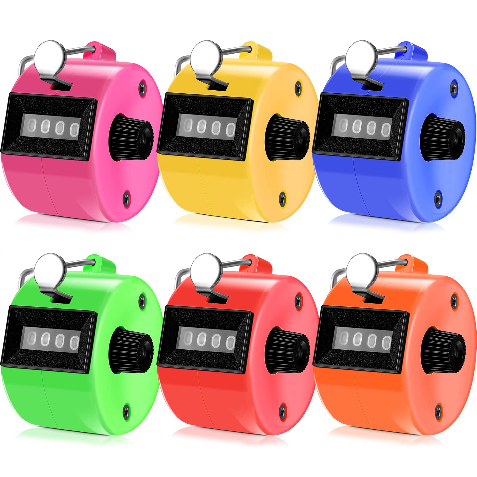 Buy 6 Color Hand Tally Counter Clicker Counter Handheld Click Counter 4