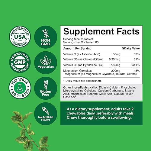 Miniatura 3 de Paquete de magnesio de alta absorción para dormir, L-treonato de apigenina teanina para dormir y descansar y glicinato de magnesio sin azúcar