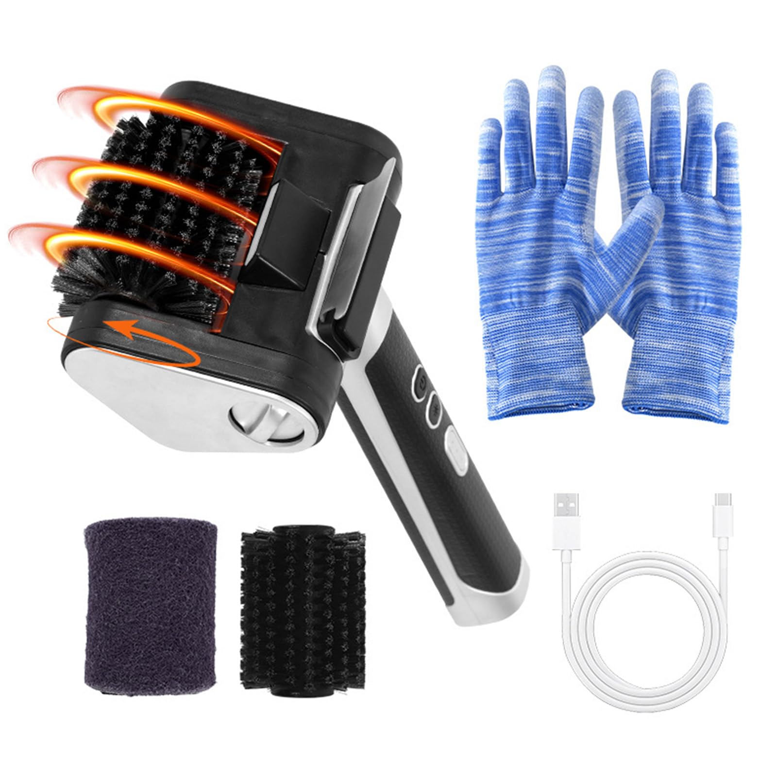 Tsophreniq Electric Grill Brush for Outdoor, BBQ Grill Cleaner Cordless Grills Brushes, Grills Cleaning Brush for Barbecue Grates Waterproof Cleaner for Bbq Grates