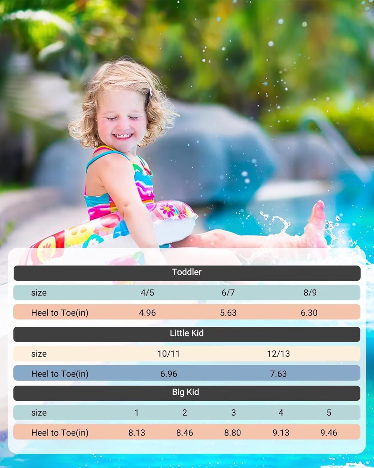 Cubufly Girls Garden Clogs Slip on Water Shoes Children Sandals for Indoor Outdoor Rosered(Toddler/Little Kids/Big Kids) - Image 6