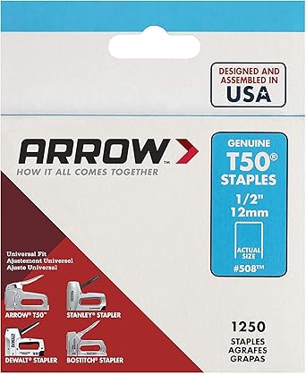 Staple 1/2 T-50 1250pk