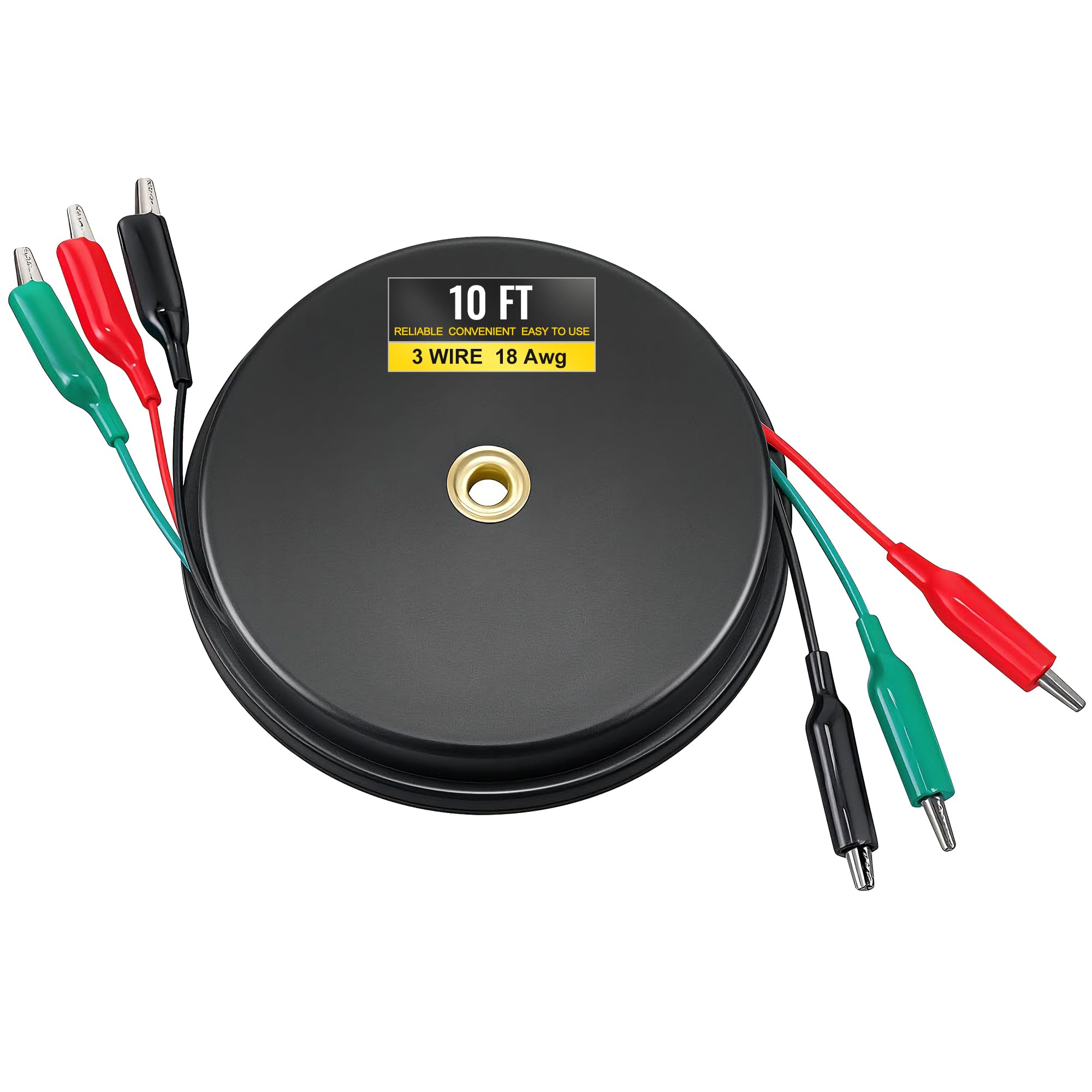 20ft Retractable 3 Wire Test Lead with 3 Alligator Clips — Amazon image 8