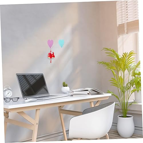 Miniatura 9 de Veemoon Ganchos adhesivos fuertes, ganchos de pared adhesivos para colgar sobre soporte de metal, ganchos de techo resistentes, ganchos de baño,