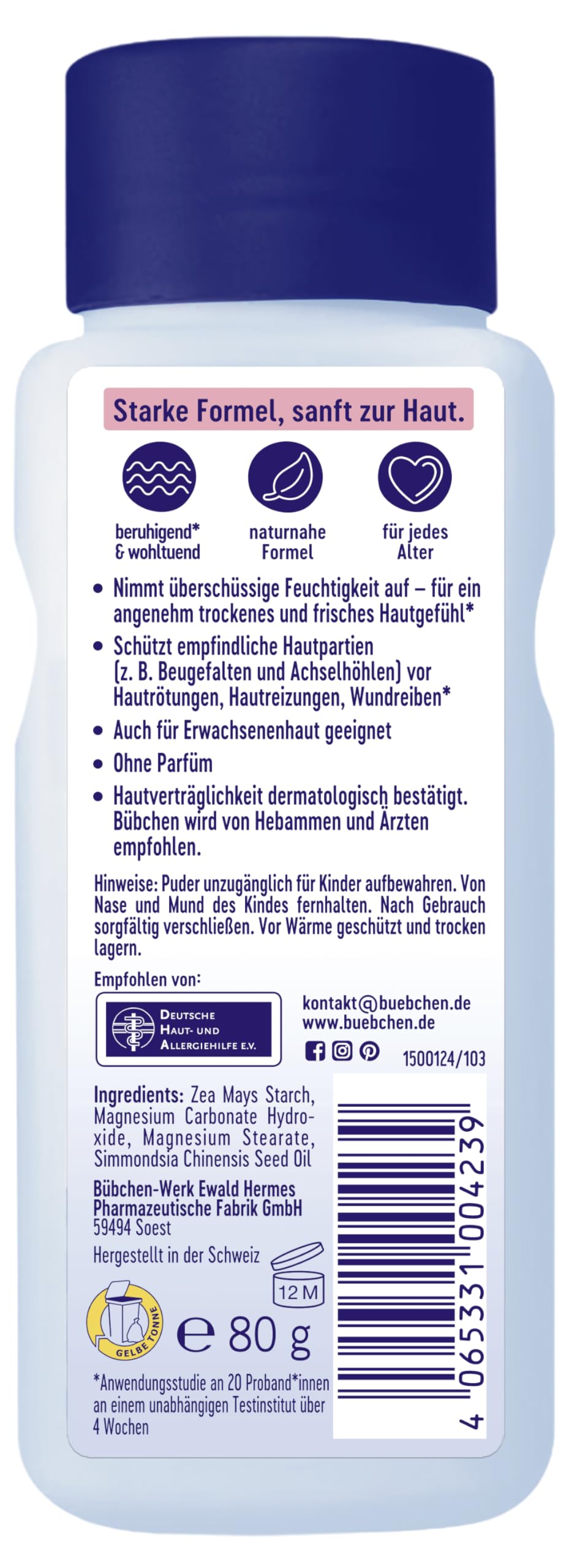 Bübchen SOS Polvere, 80 g