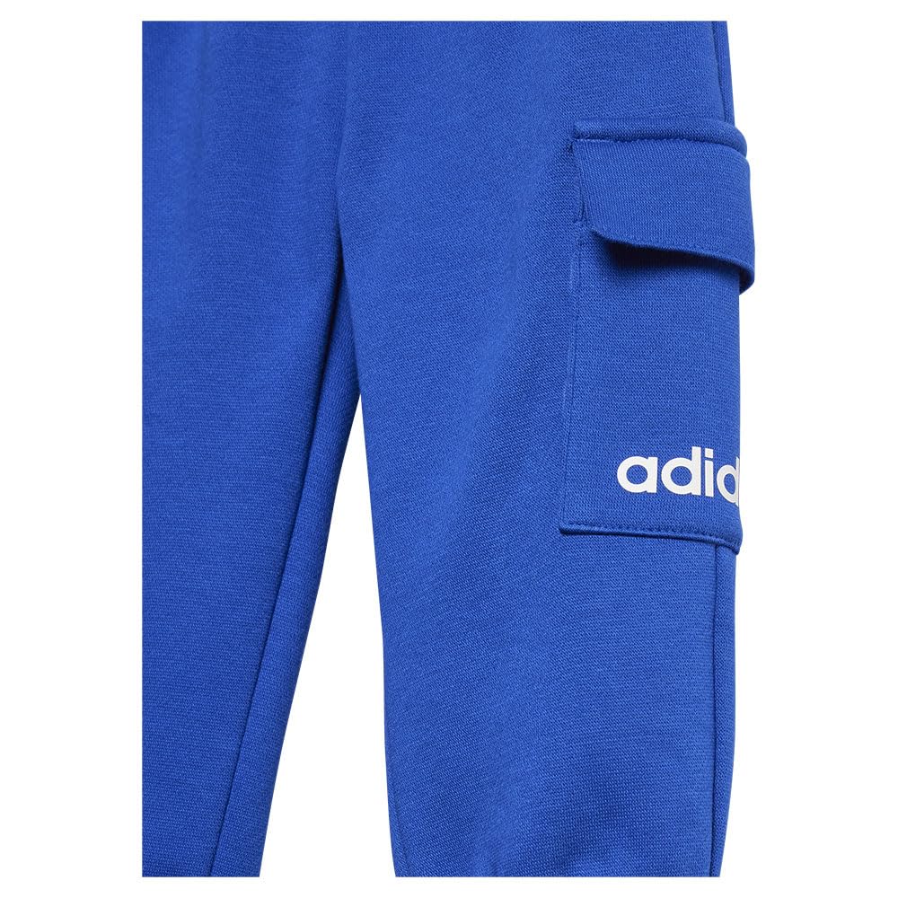 adidas Mixte bébé Essentials Linear Logo Jogger Track Suit, glow blue/white, 2-3 Years