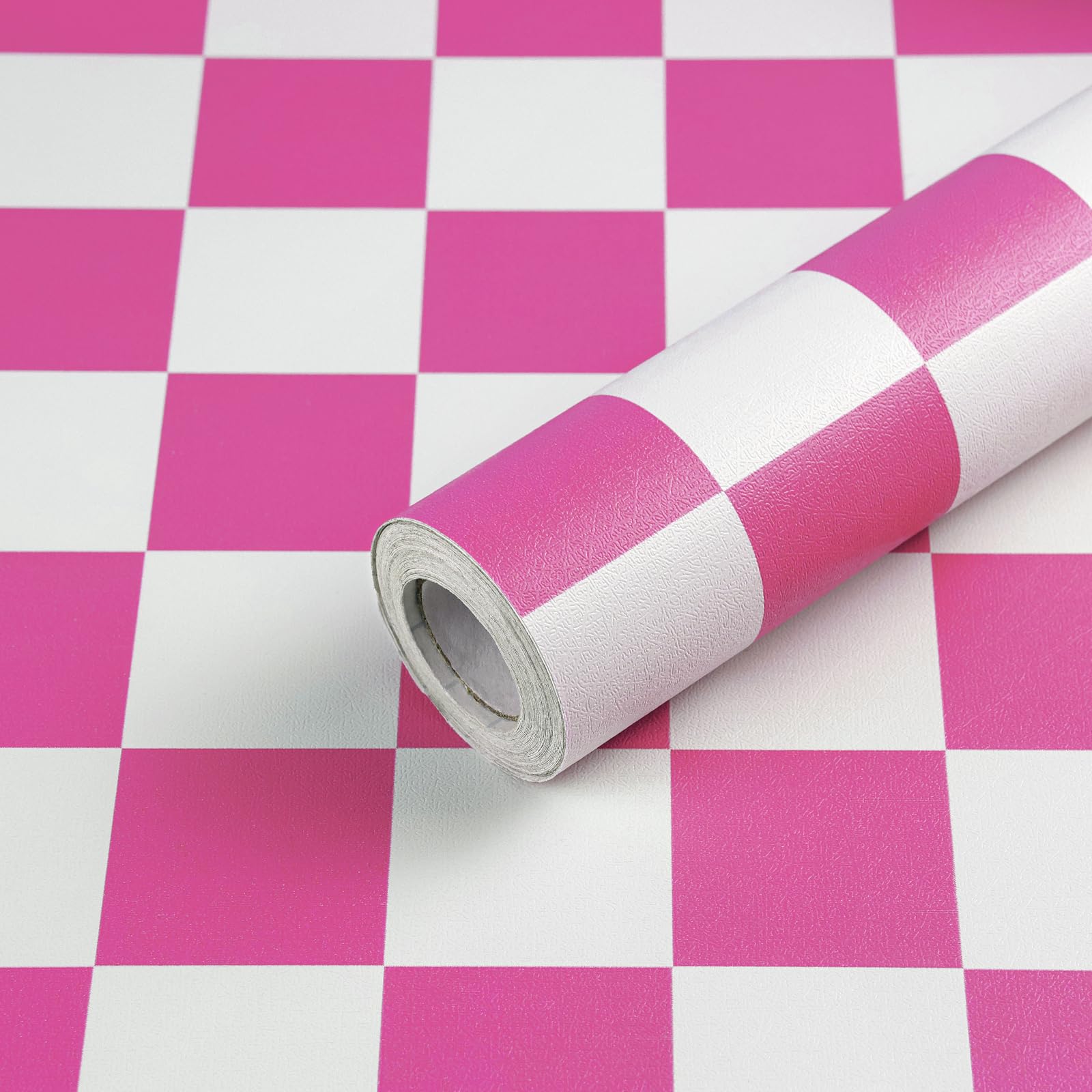 Papier peint à décoller et à coller rose vif pour rénover les étagères