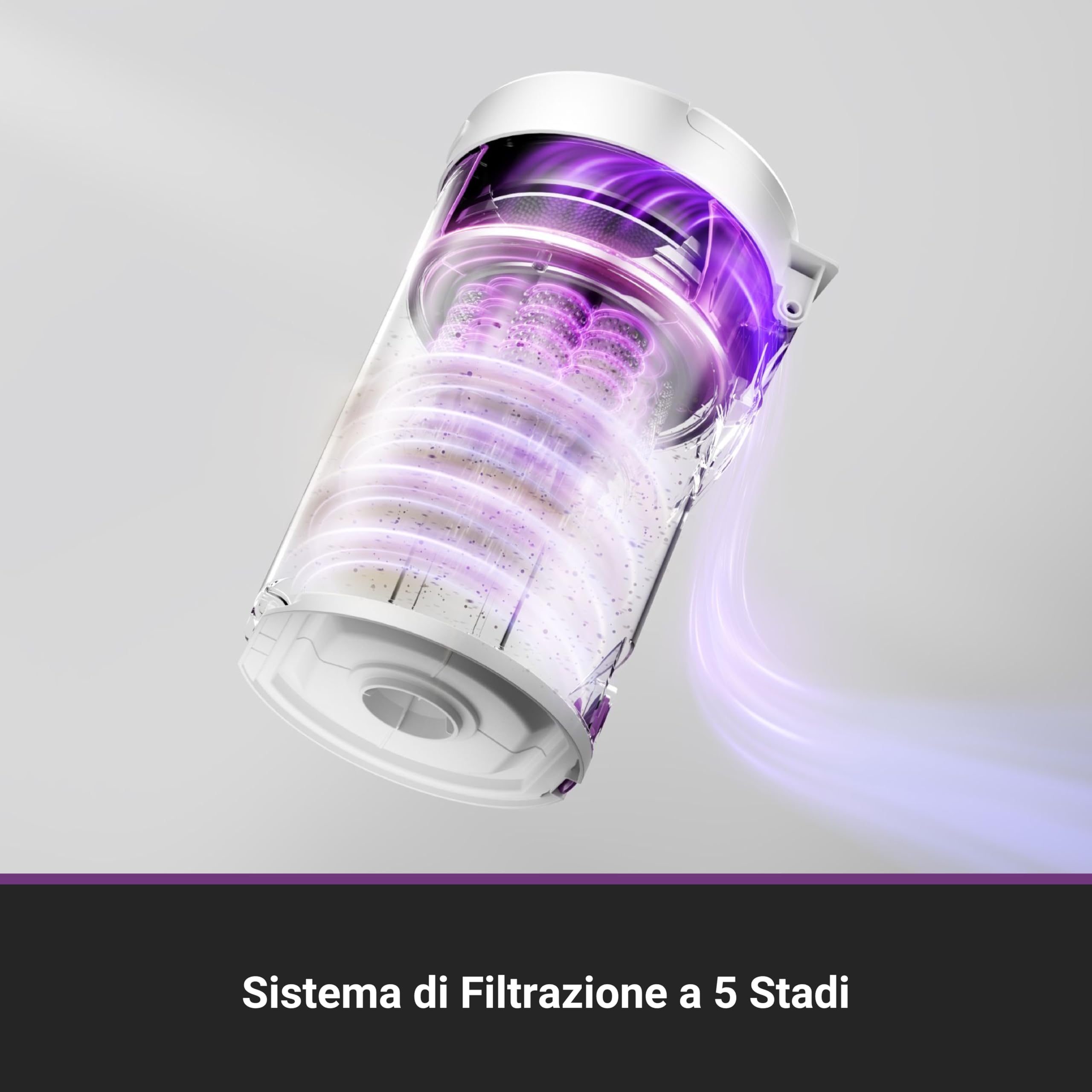 EUREKA E20 Evo Plus Robot Aspirapolvere e Lavapavimenti, 10.000Pa, Anti-Groviglio, 180min Autonomia, Mappatura LDS, Base Senza Sacchetto, Controllo Vocale