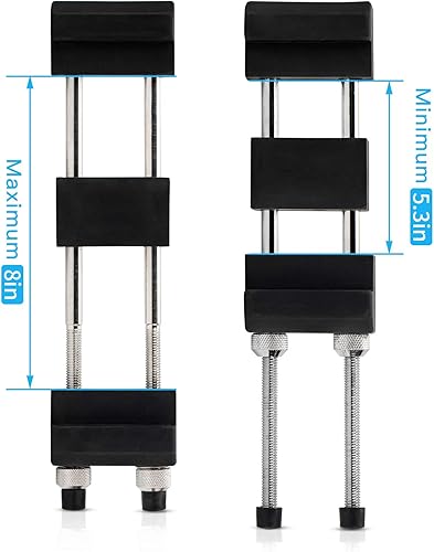 Miniatura 3 de DMD Juego de soporte para afilar diamantes con tornillos de ajuste simple que sostiene la piedra de forma segura con piedras afiladoras de cuchillos