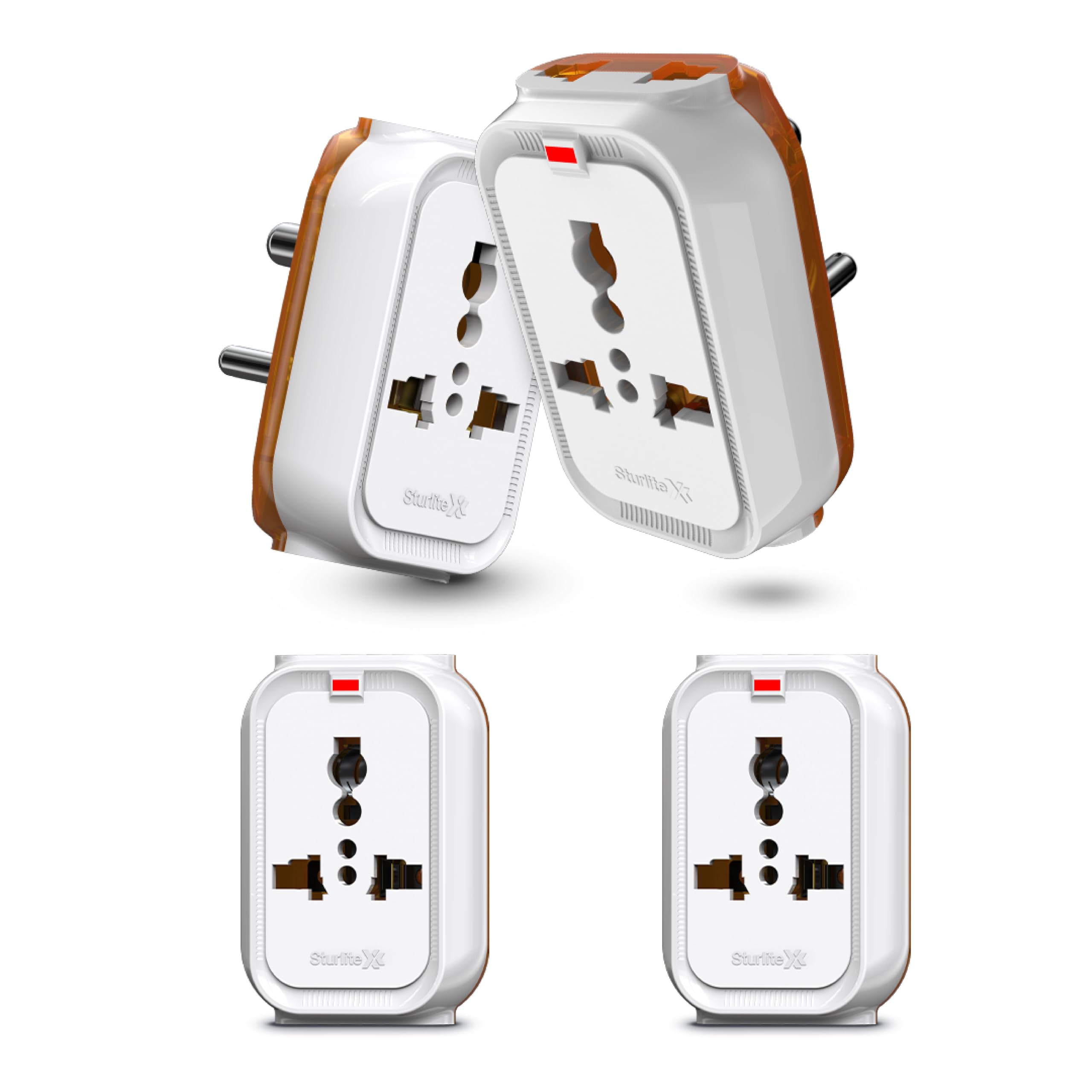 Sturlite Alyx 3 Pin Plug| 2-Pin & 3-Pin Socket| Universal AC Travel Adapter| Strong Polycarbonate Body Socket| Compact Converter Plug for Travel, Home & Office Use — Amazon image 12