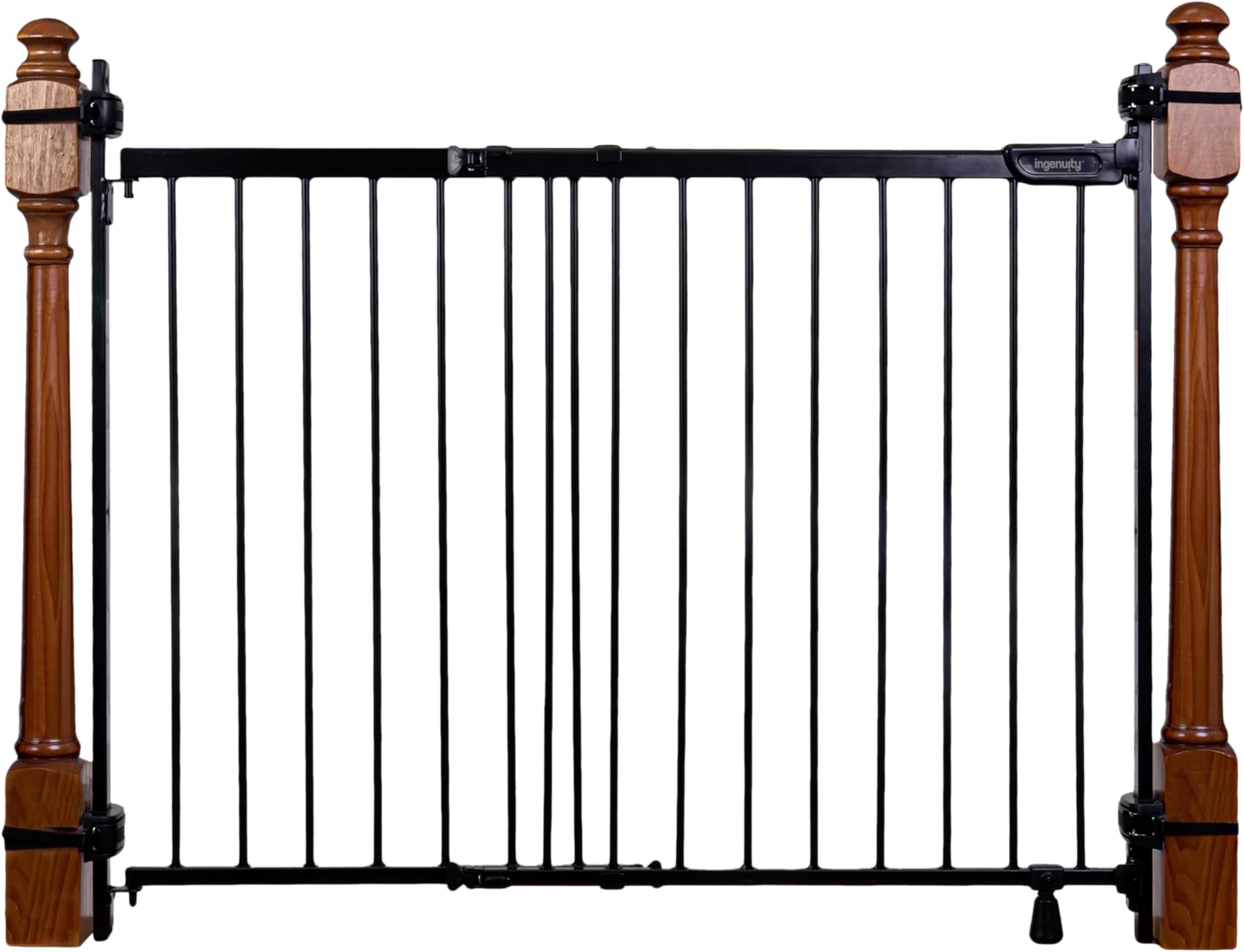 Summer Infant Metal Banister & Stair Safety Baby Gate, Fits Openings 31-46 Wide for Doorways & Stairways,32.5 Tall Walk (Black, One Size)