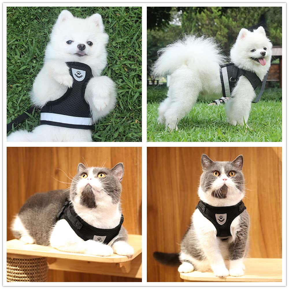 Amazon | NC メッシュ 犬用 ハーネス 胴輪 反射材料付き リード セット