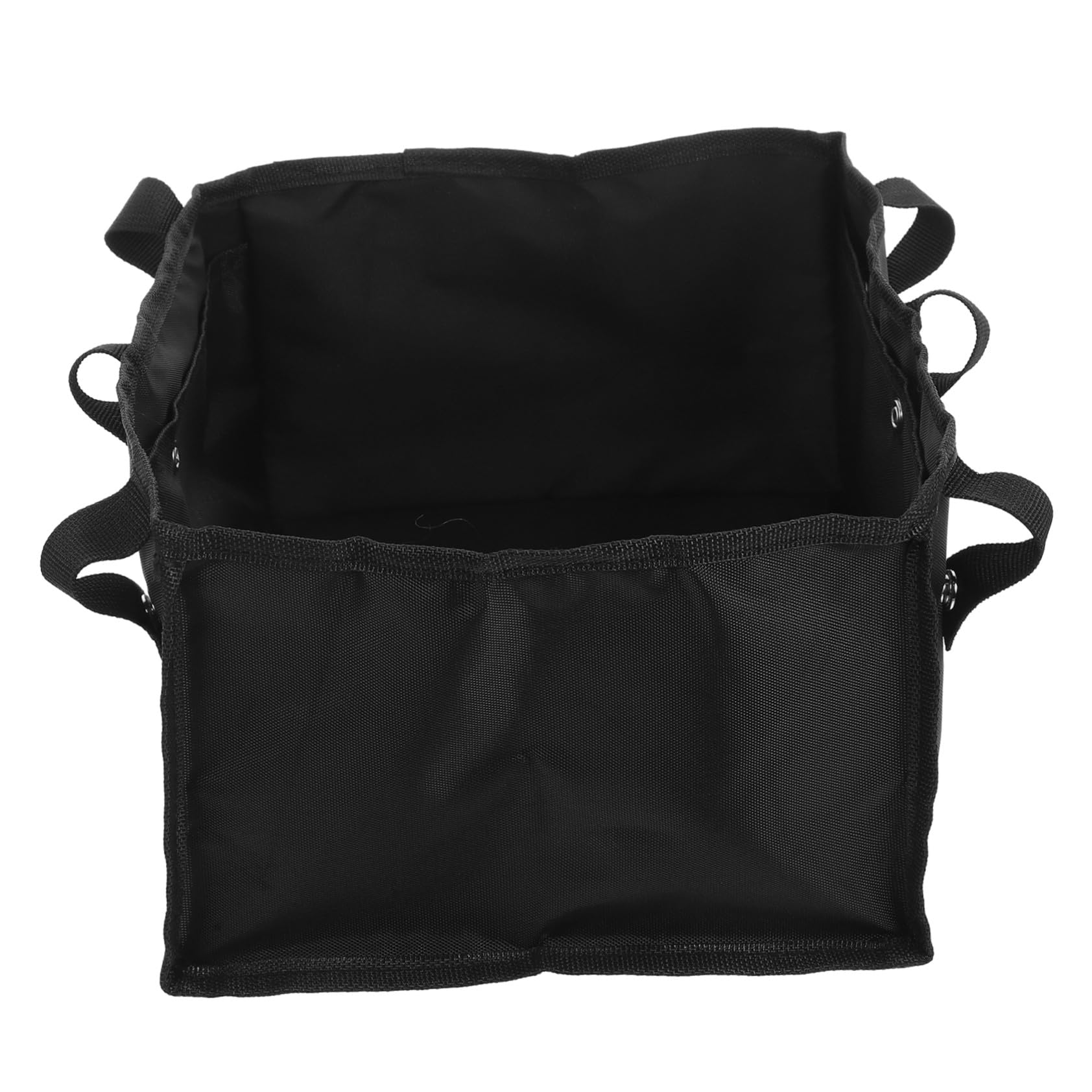 Bolsa Colgante para Andador con Gran Capacidad Diseño Resistente para Almacenamiento bajo Asiento para Usuarios Mayores y Ayudas de Movilidad Color Negro