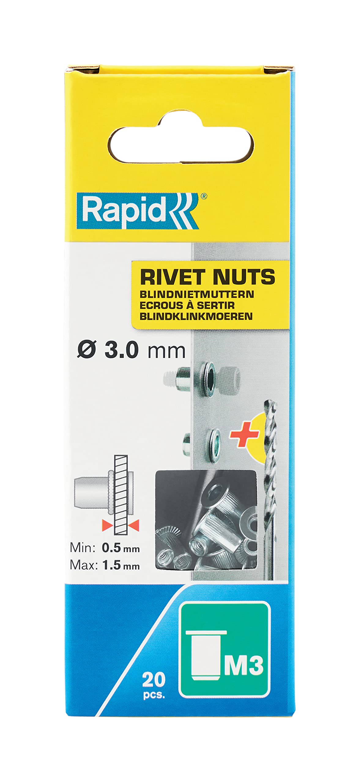 Rapid Rivet nuts M3 5000670