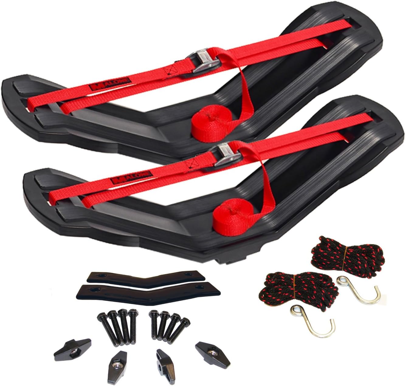 Malone SeaWing Saddle Style Universal Car Rack Kayak Carrier with Bow and Stern Lines Malone SeaWing Saddle Style Universal Car Rack Kayak Carrier with Bow and Stern Lines